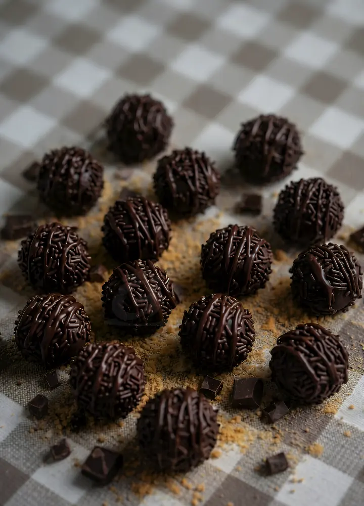 Chocolate Overload GrahamBalls with a deep chocolate finish.