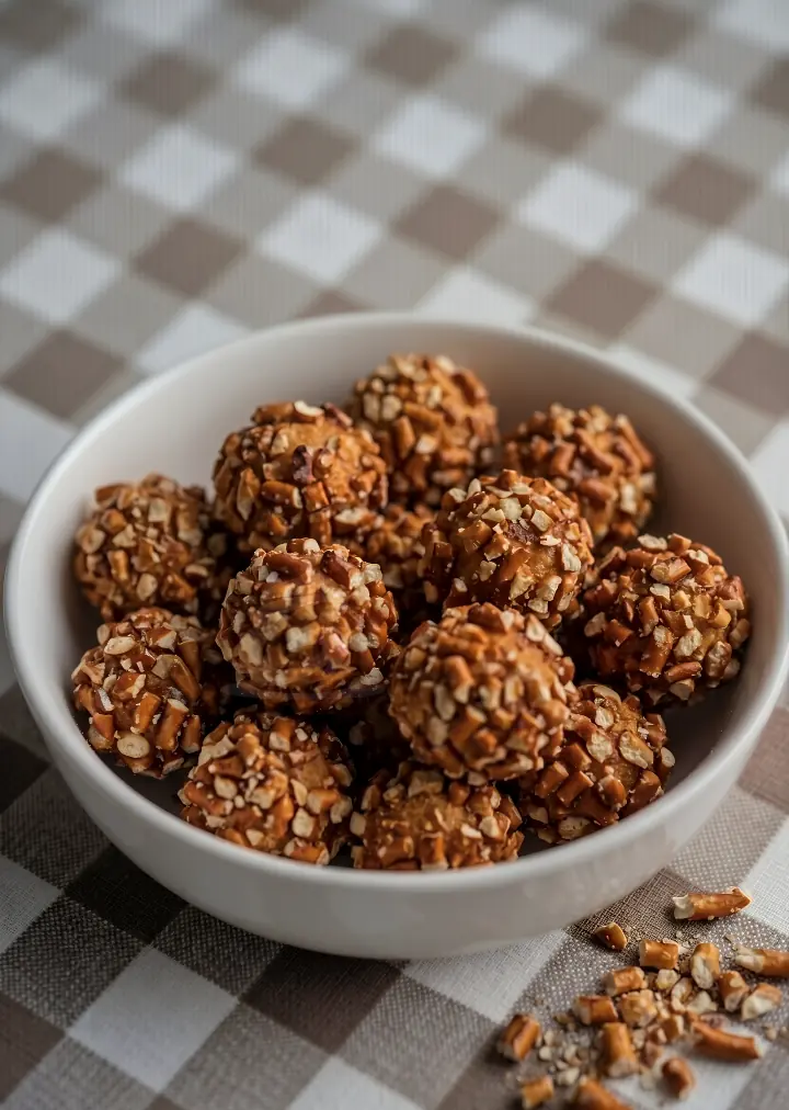 GrahamBalls finished with pretzel crunch.